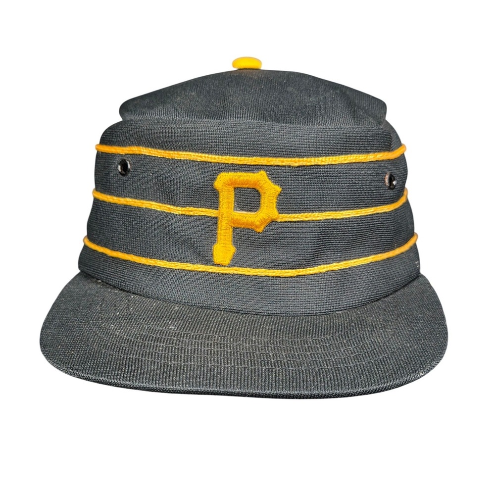 Vintage Pittsburgh Pirates Pillbox Hat Sports Specialties Coca-Cola Snapback P